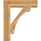 Ekena Millwork Legacy Block Rough Sawn Bracket w/ Offset Brace, Western Red Cedar, 8"W x 30"D x 36"H BKT0806X30X36LEC05RWR - alternate 2